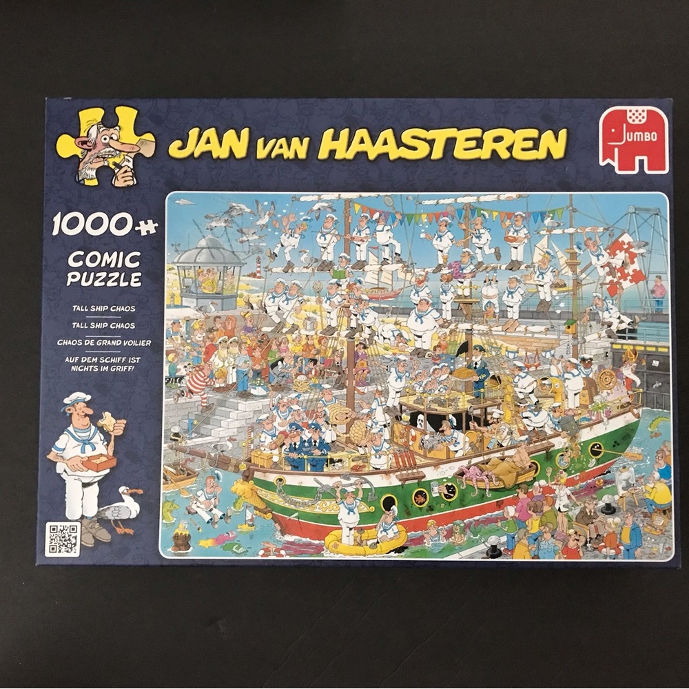 Jan Van Haasteren Jumbo 1000 Piece Comic Puzzle The Library